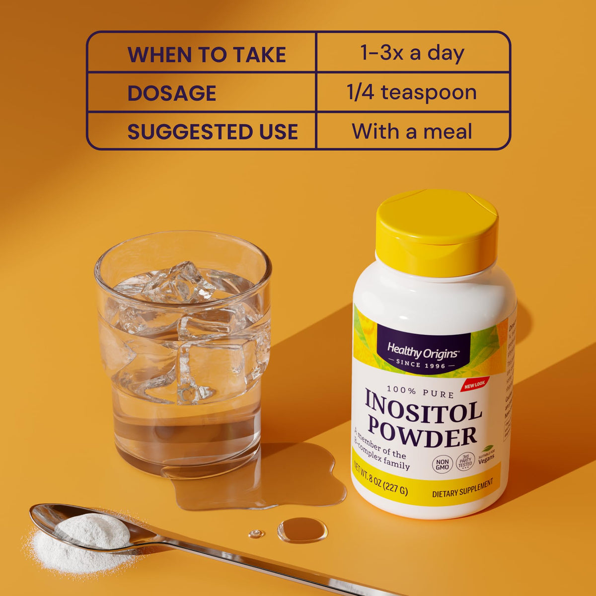 Healthy Origins Inositol Powder Vitamin B8 - 454g - image 5