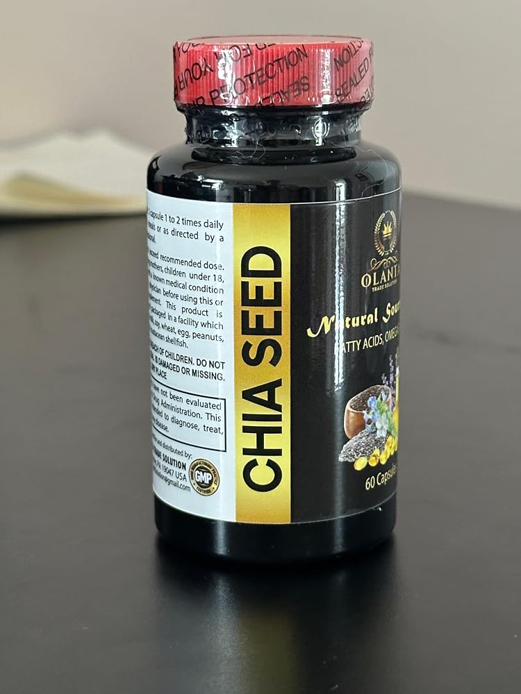 OLANTA TRADE SOLUTION Chia Seed Extract Omega-3 - 60 Capsules - image 4