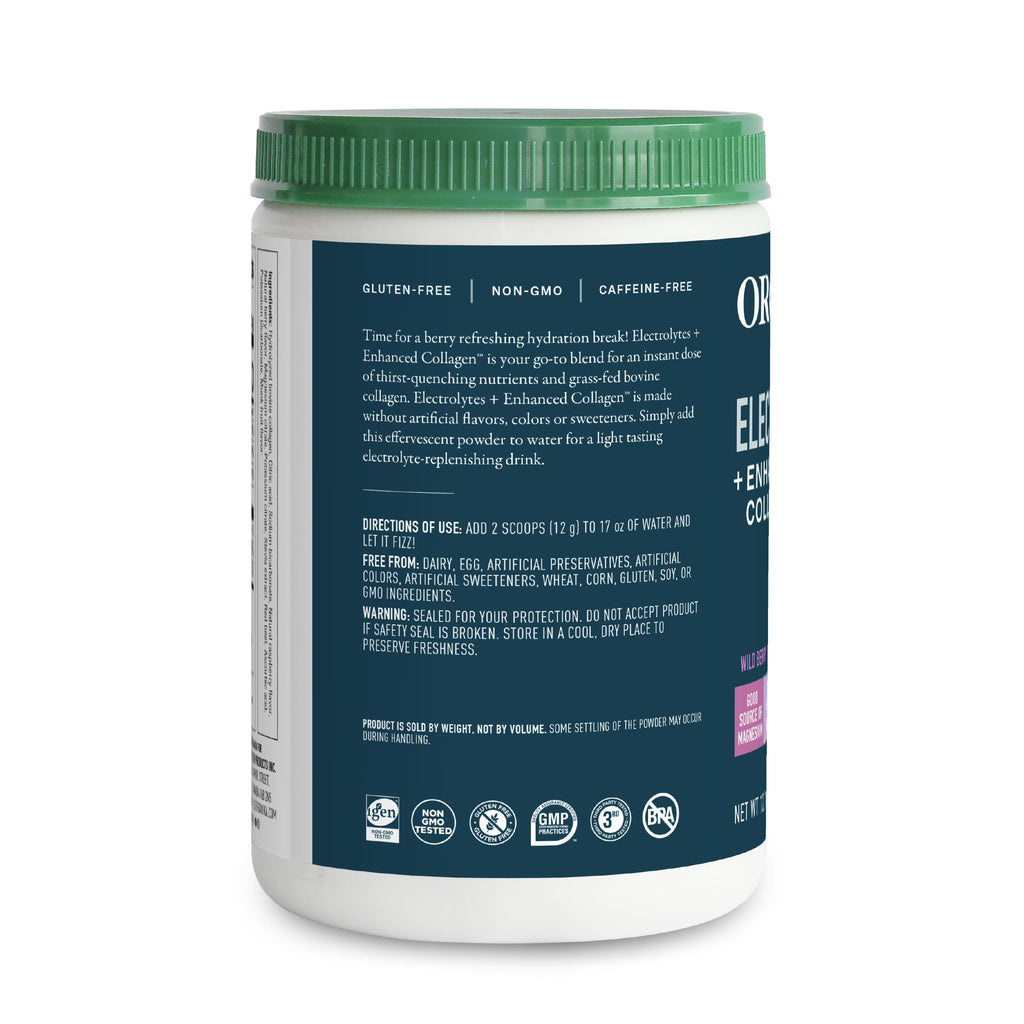 Organika Enhanced Electrolytes with Collagen