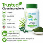 TROYA Sanicells AFA Blue-Green Algae Supplement 600mg - 90 Capsules - image 8