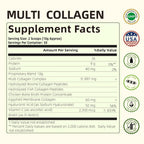 HappieVita Multi Collagen Peptides Powder 5 Types - 1.1 lbs - image 7