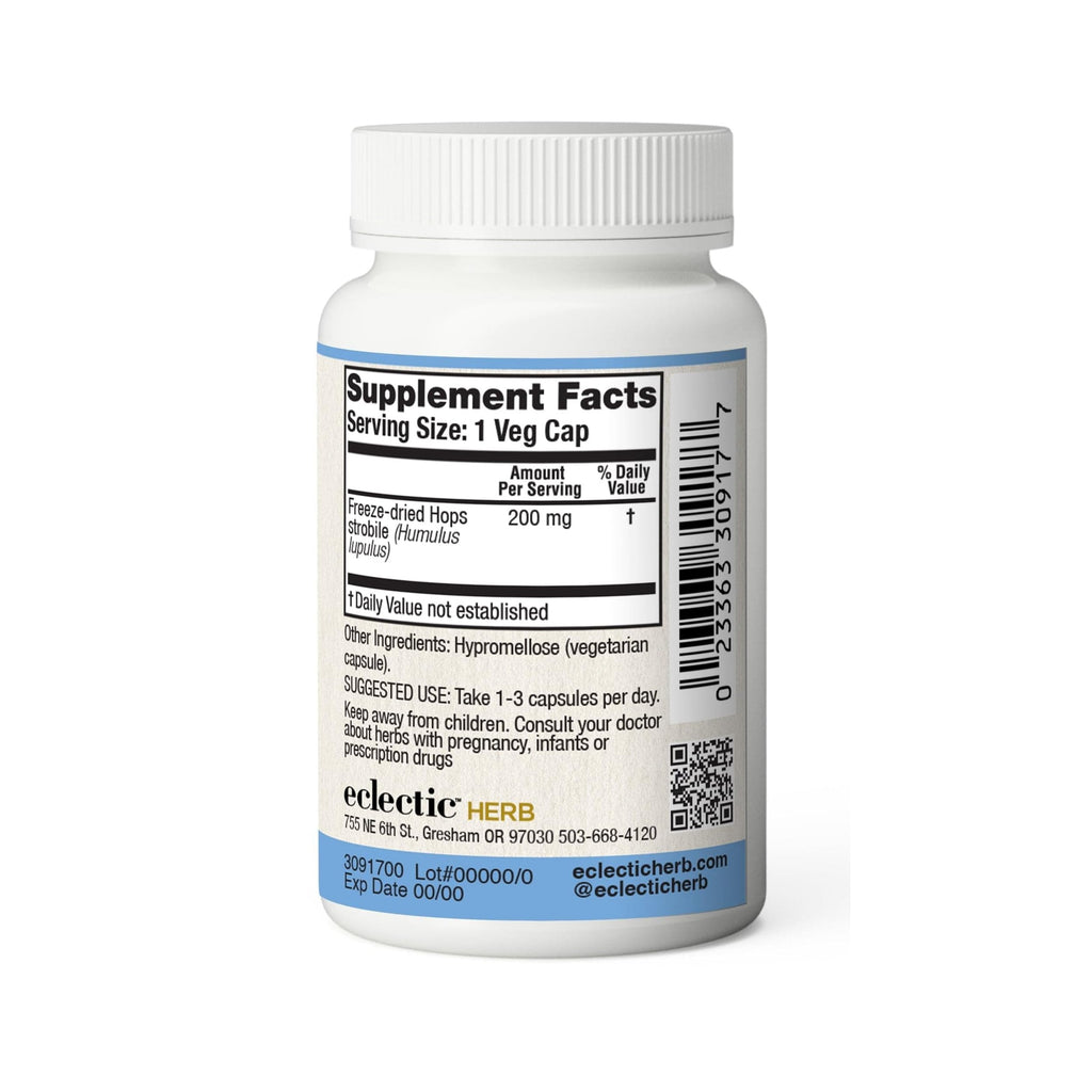 Eclectic Institute Raw Hops Capsules - 90 Count - image 3