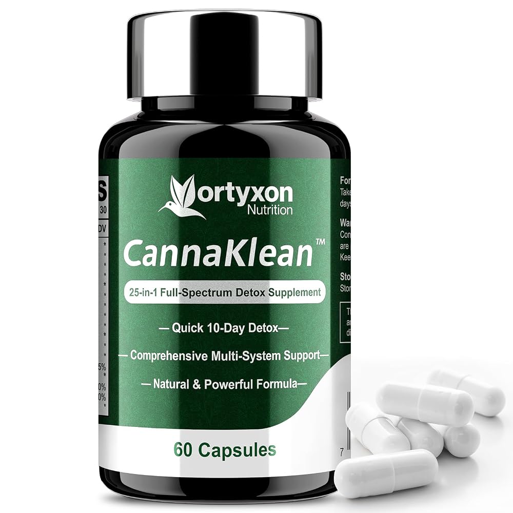Vortyxon 25-in-ONE CannaKlean & Detox Capsules - Natural Detox Cleanse