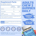 SmildeHeal L-Lysine 1000mg Gummies - 60 Count - image 4
