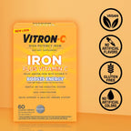 Vitron-C High Potency Iron Supplement Tablets - 120 Count - image 3