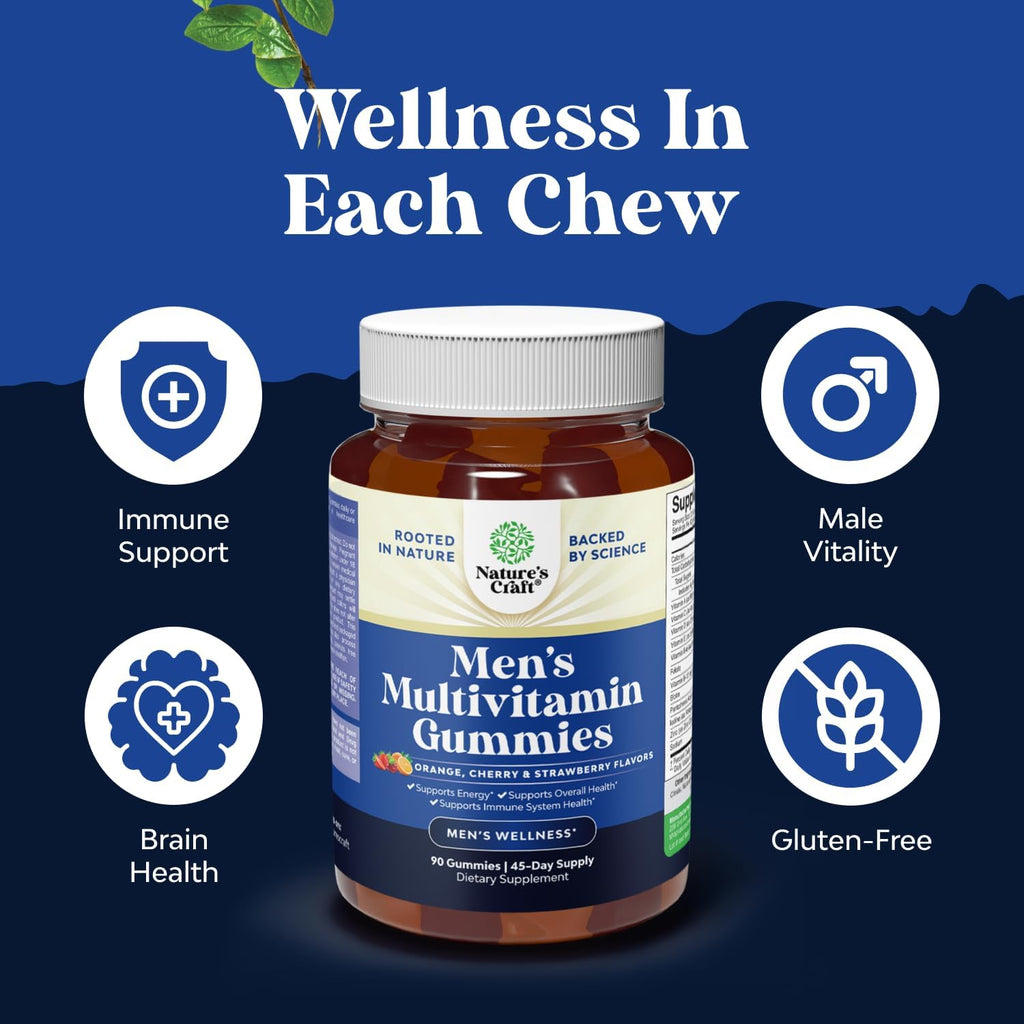 Natures Craft Daily Mens Multivitamins Gummies - 90 Count - image 2