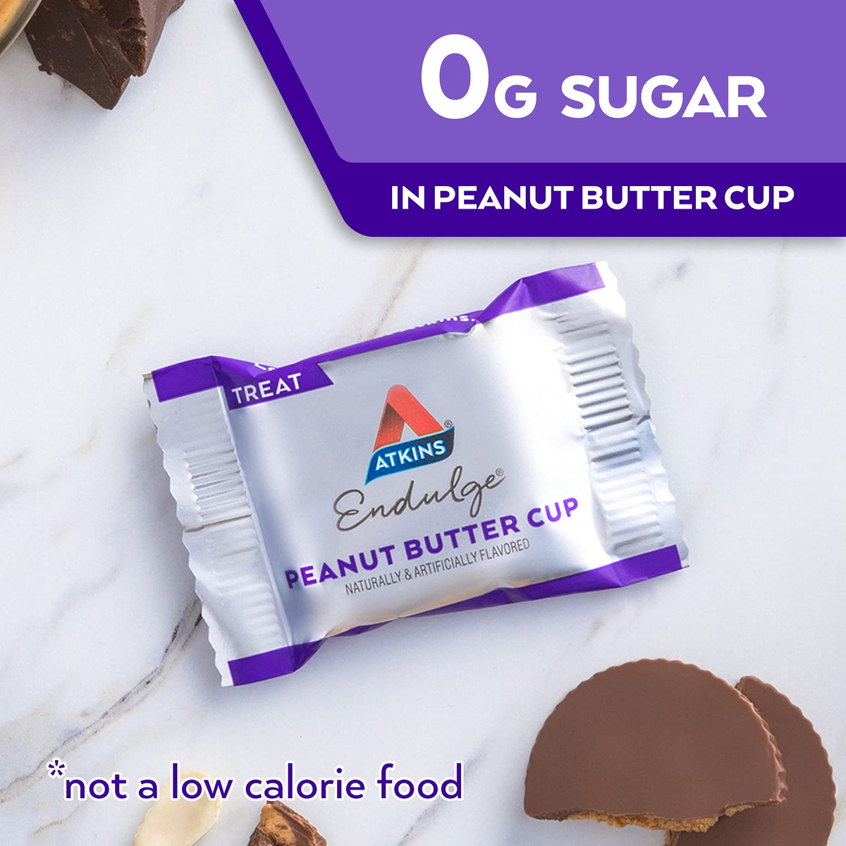 Atkins Endulge Peanut Butter Cups Low Carb Snack - 60 Count - image 4