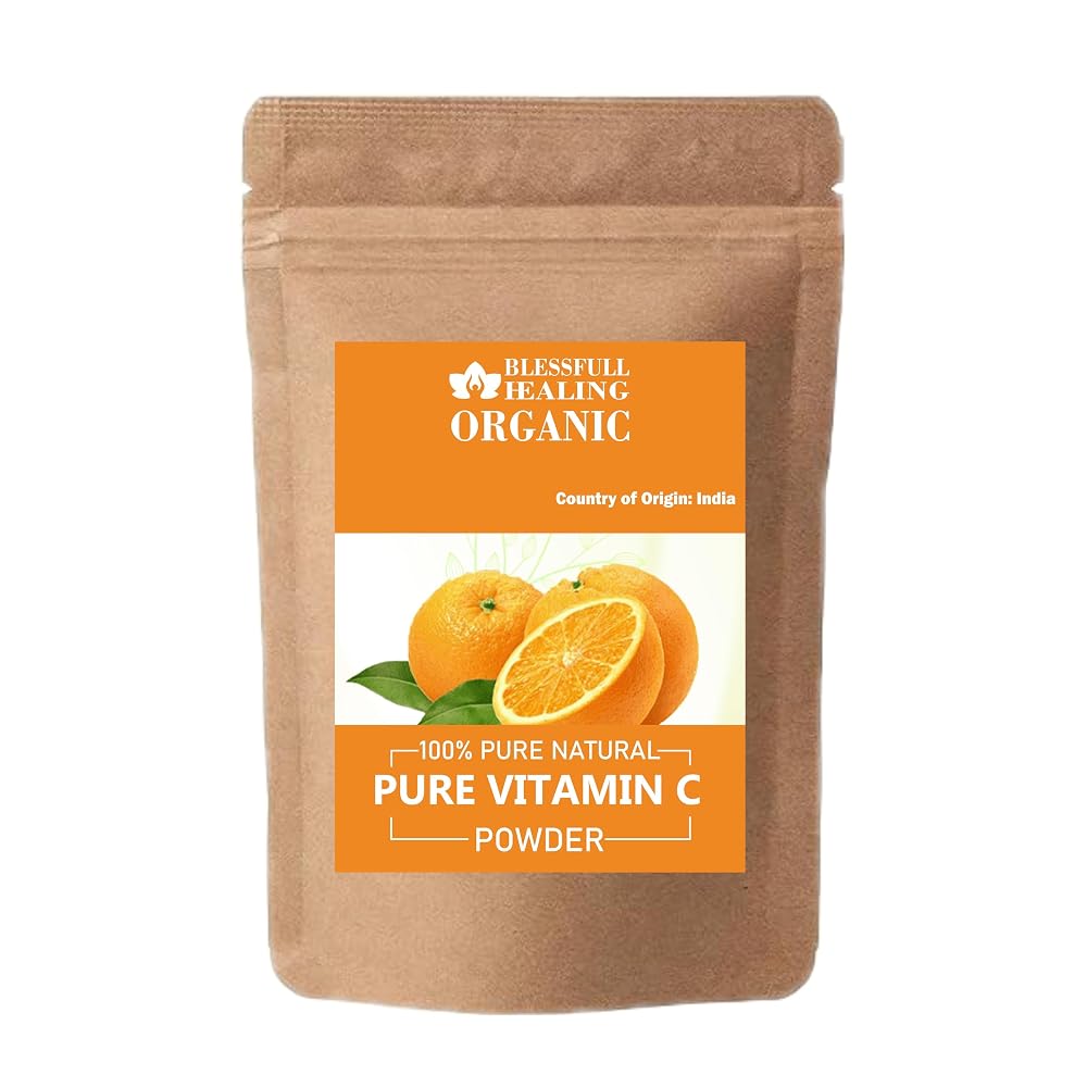 Blessfull Healing Organic Pure Vitamin C Powder 100% Pure Natural 200