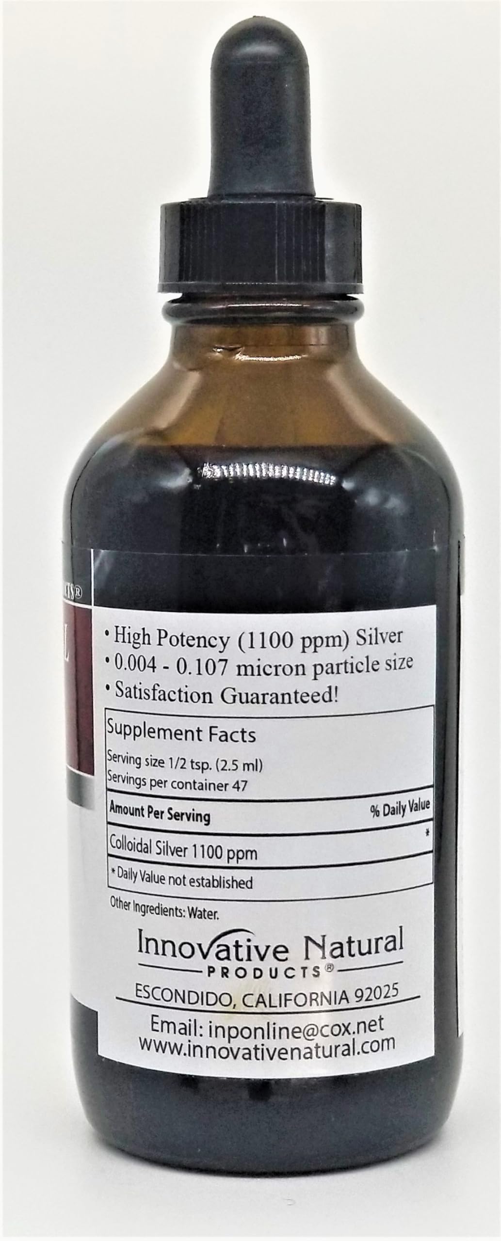 Innovative Natural Products Colloidal Silver 1100 PPM - 4 oz - image 2