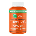 Qunol Turmeric Curcumin 1000mg and Ginger - 120 Capsules
