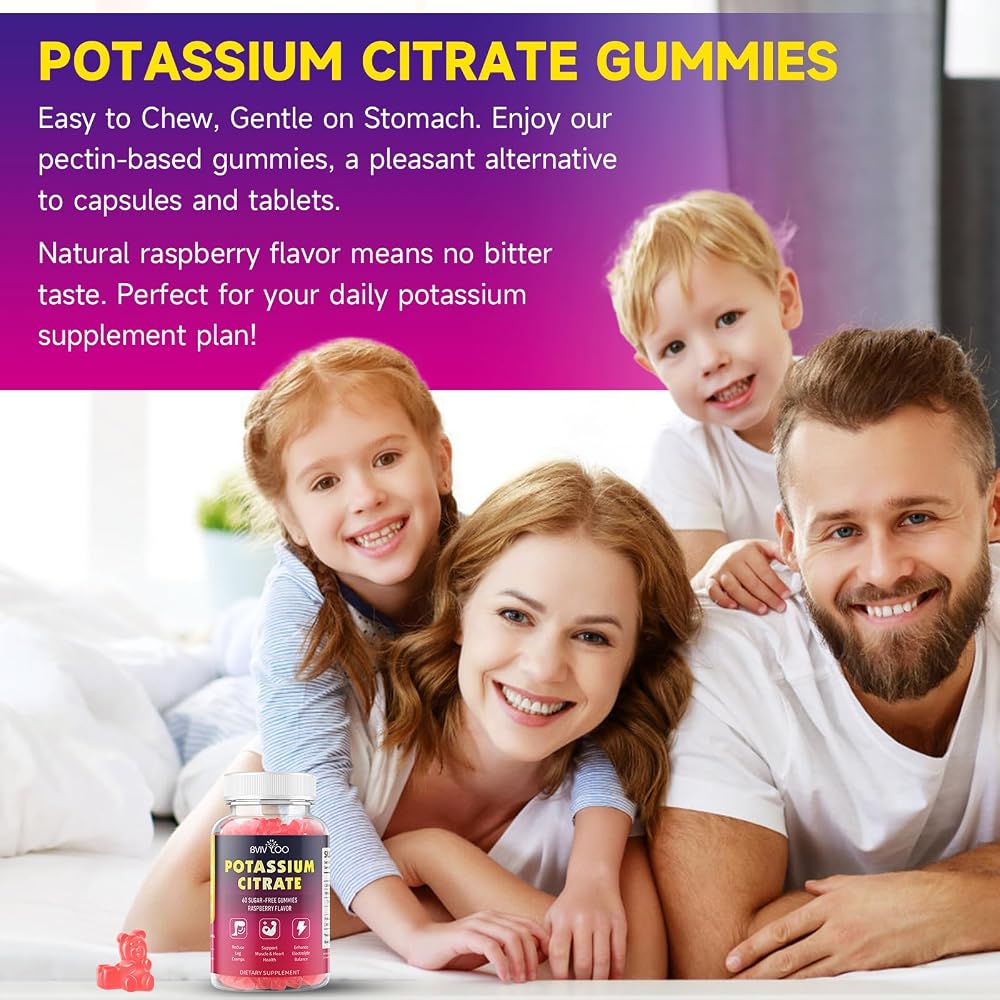 BVIVLOO Potassium Citrate Gummies