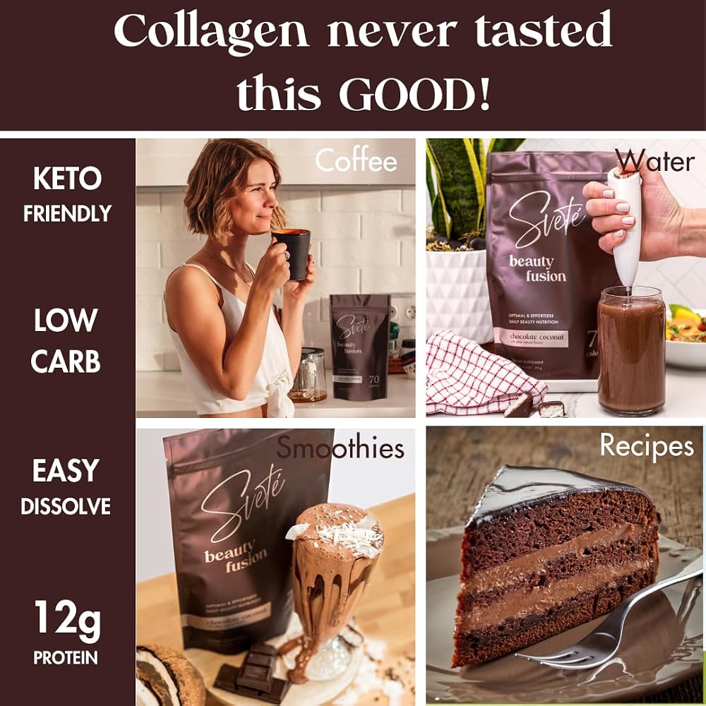 Sveté Hydrolyzed Multi Collagen Powder for Women - 7 Travel Packs - image 3
