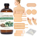 YHOVID 13 Pcs Castor Oil Pack Wrap