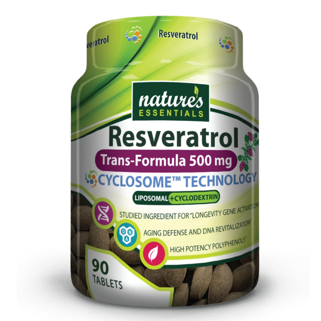 Nature's Essentials Resveratrol 500mg - 90 Tablets