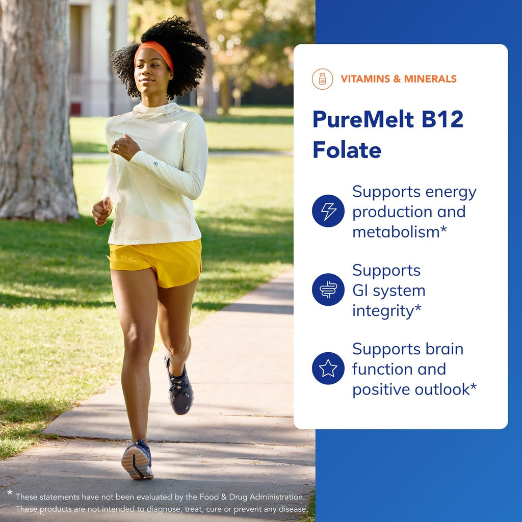Pure Encapsulations PureMelt B12 Folate - 90 Lozenges - image 3