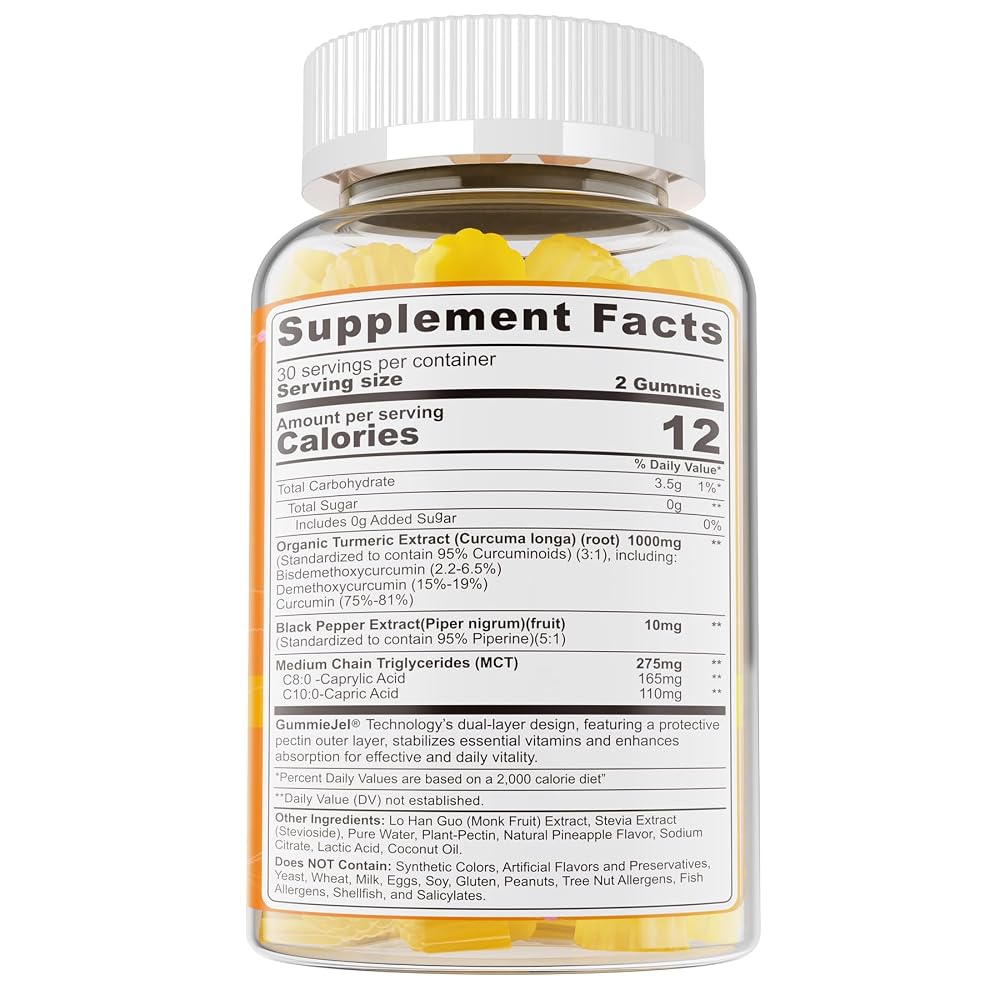 NEVISS Turmeric Curcumin Supplement