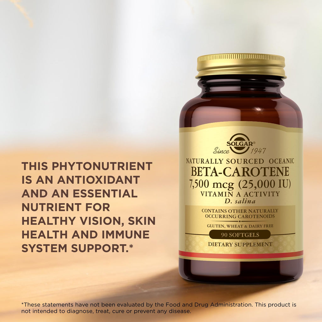 Solgar Oceanic Beta Carotene - 90 Softgels - image 5