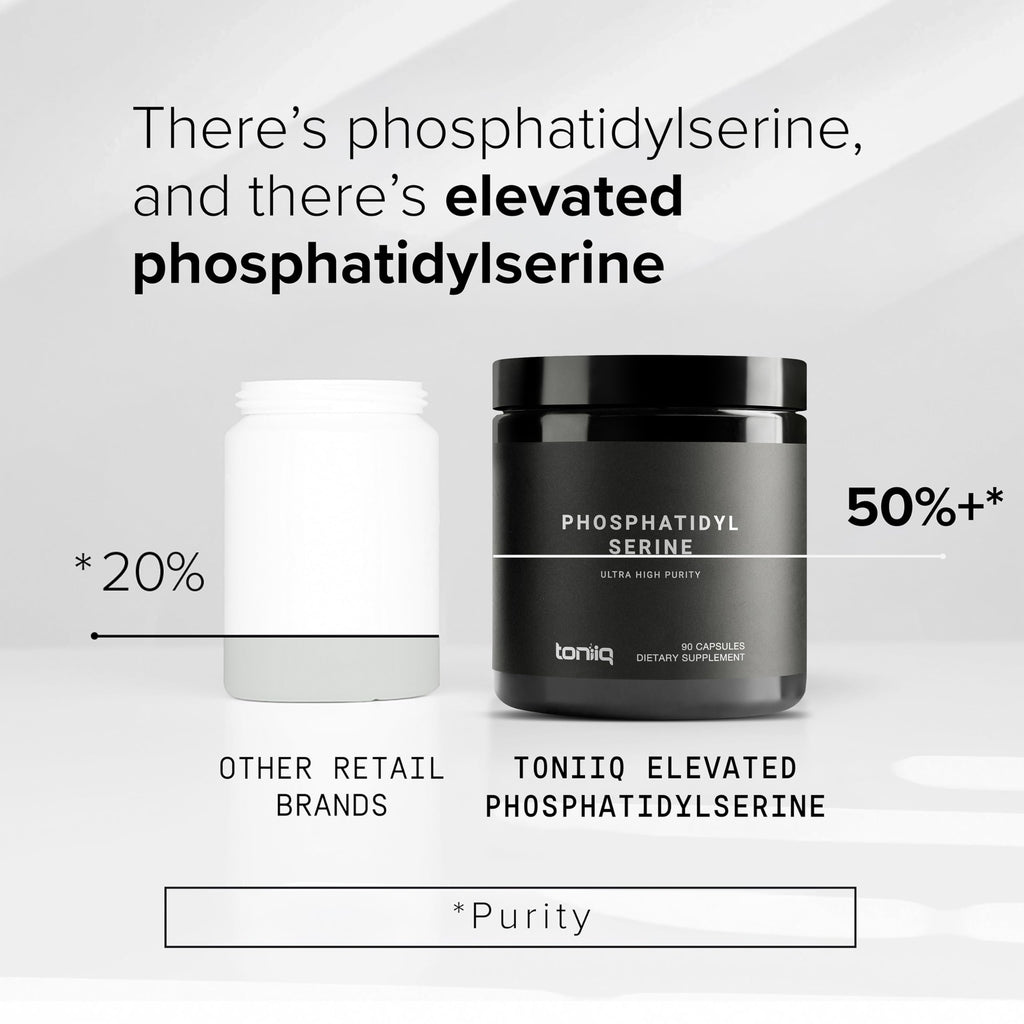 Toniiq Phosphatidylserine 400mg - 90 Capsules - image 4