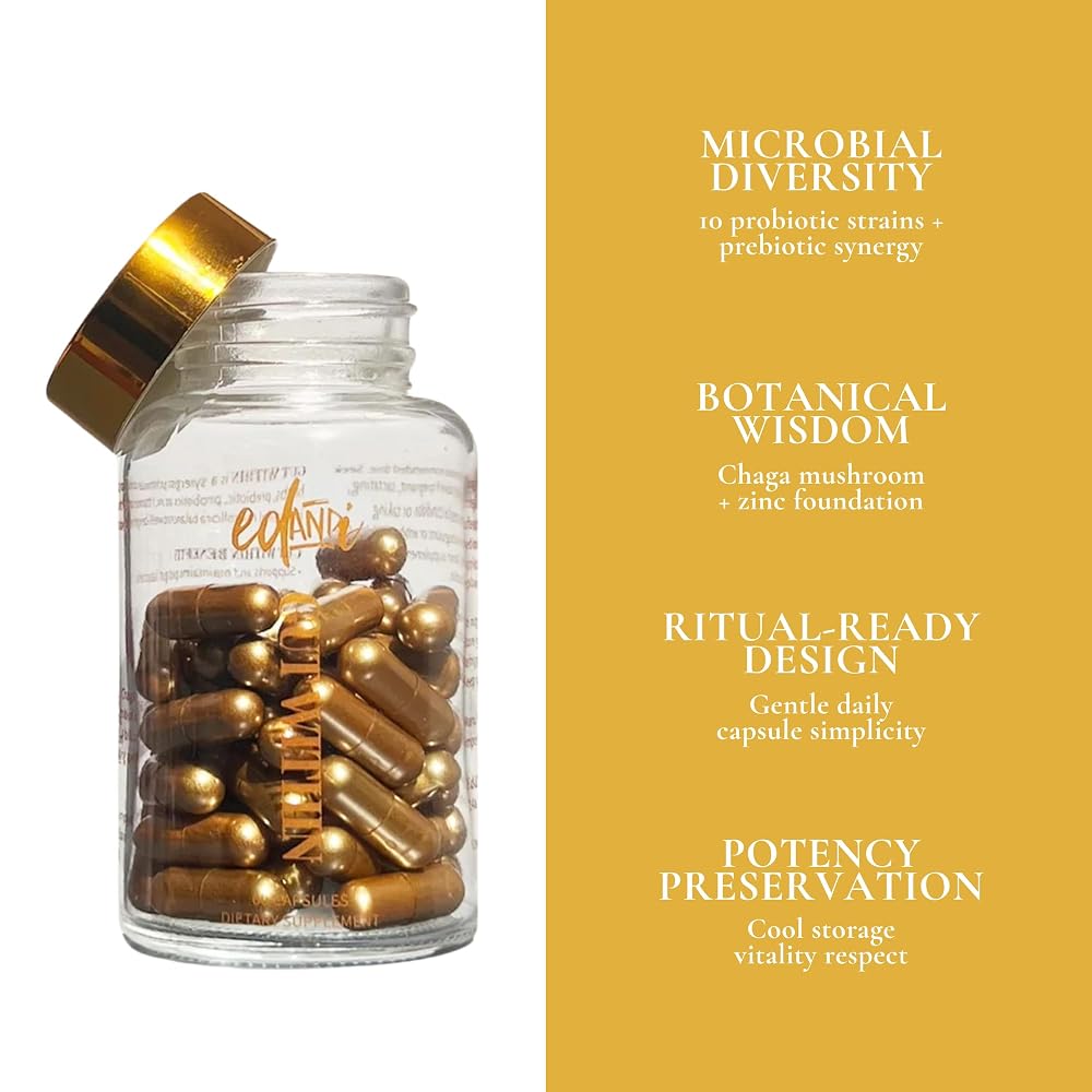 edandi Gut Within Prebiotic & Probiotic Supplement - 60 Capsules - image 2