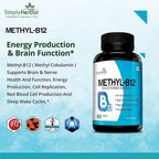 SENTA Vitamin B12 Methyl B12 Methylcobalamin - 100 Capsules - image 4