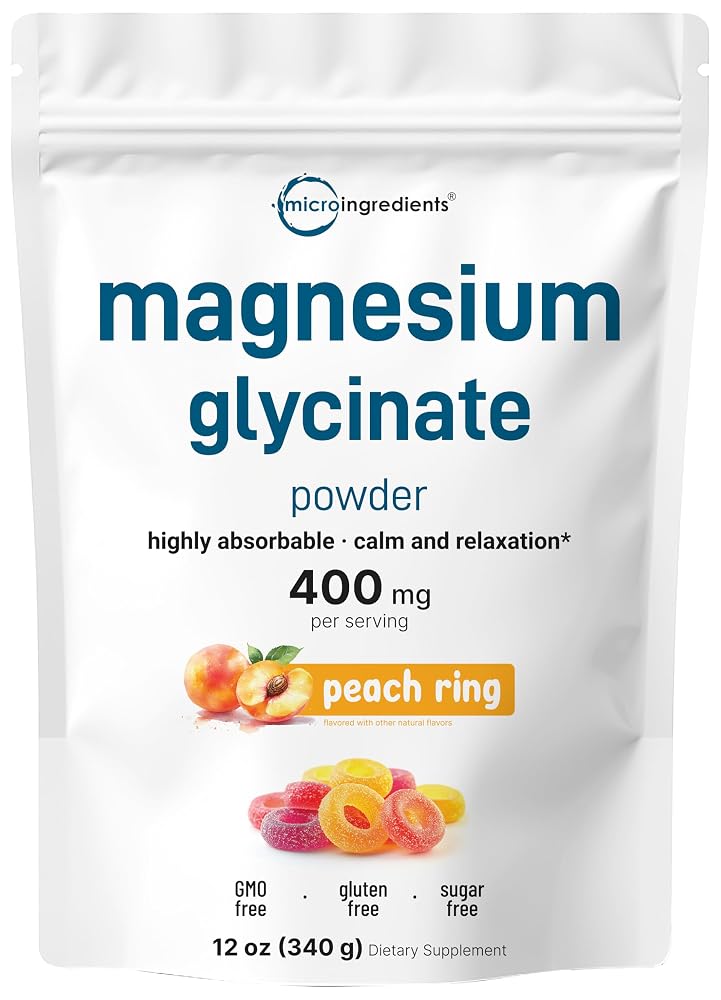 Micro Ingredients Magnesium Glycinate Powder for Sleep - 56 Servings
