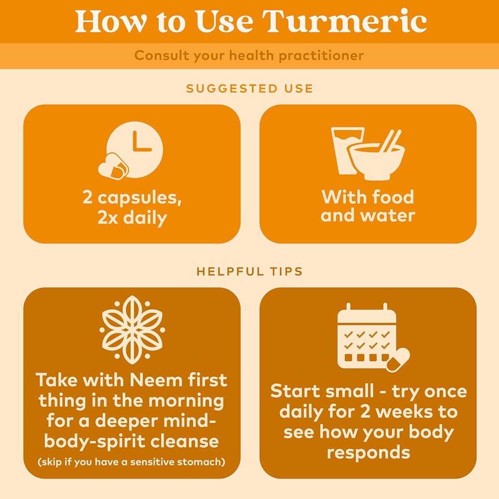 ORGANIC INDIA Turmeric Curcumin with Black Pepper - 180 Capsules - image 4