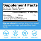 Doctor's BEST Magnesium Glycinate Lysinate for Sleep - 120 Vegetarian Capsules - image 4