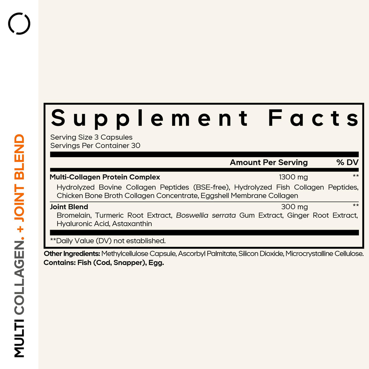Codeage Multi Collagen Joint Blend with Hyaluronic Acid - 90 Capsules - image 2