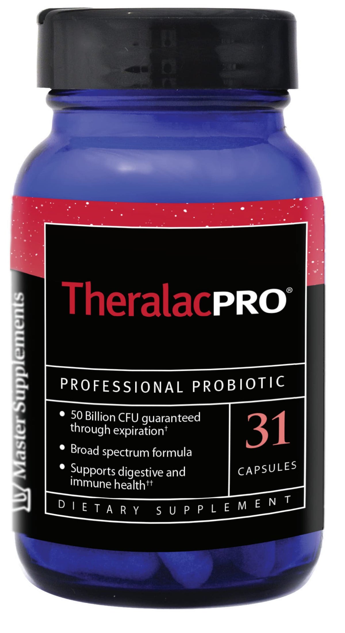 USAEnzymes TheralacPro Probiotic 50 Billion CFU - 31 Capsules