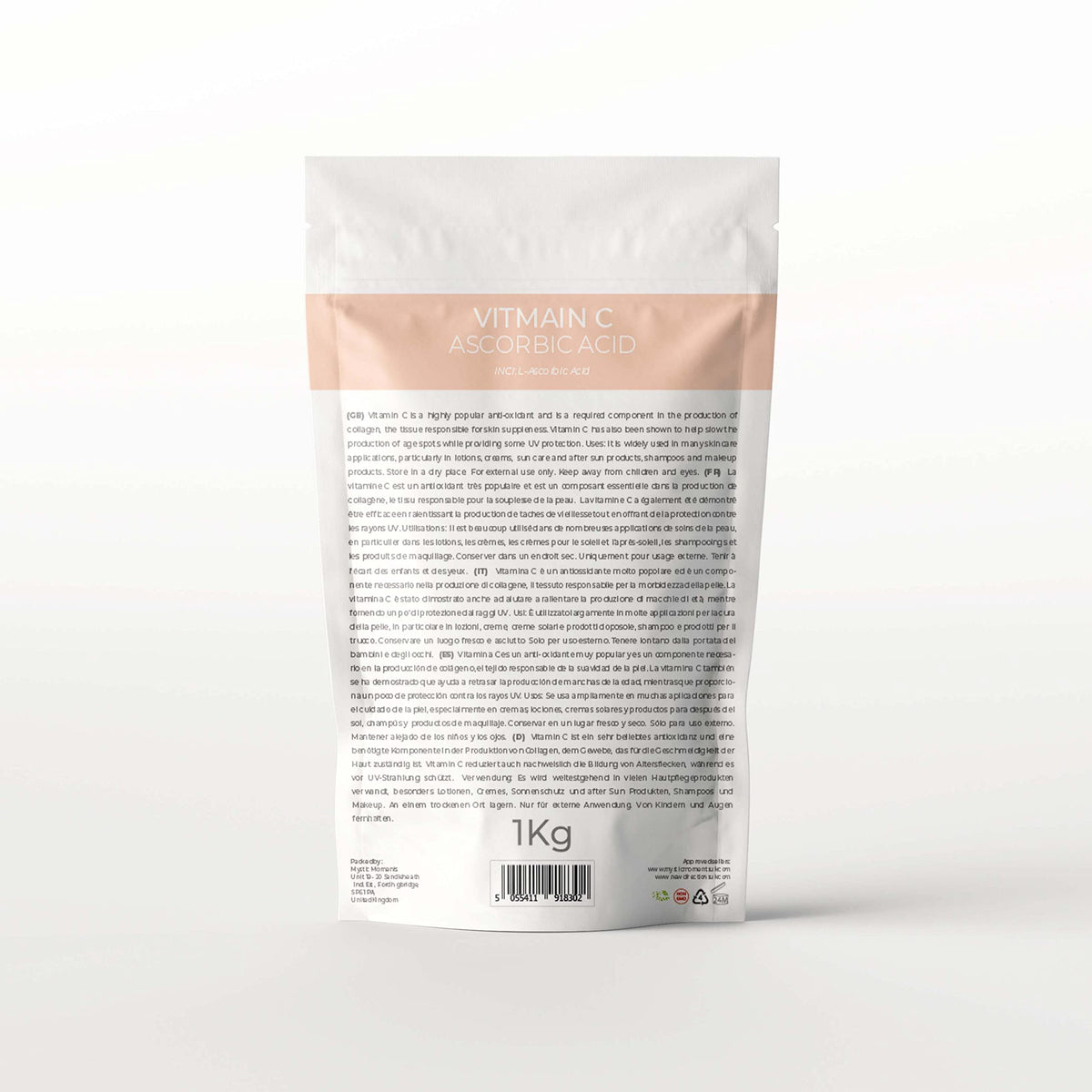 Mystic Moments Vitamin C Ascorbic Acid Powder - 1kg - image 2