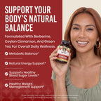 Ancient Bliss Berberine HCL 1200mg with Ceylon Cinnamon - 120 Capsules - image 2