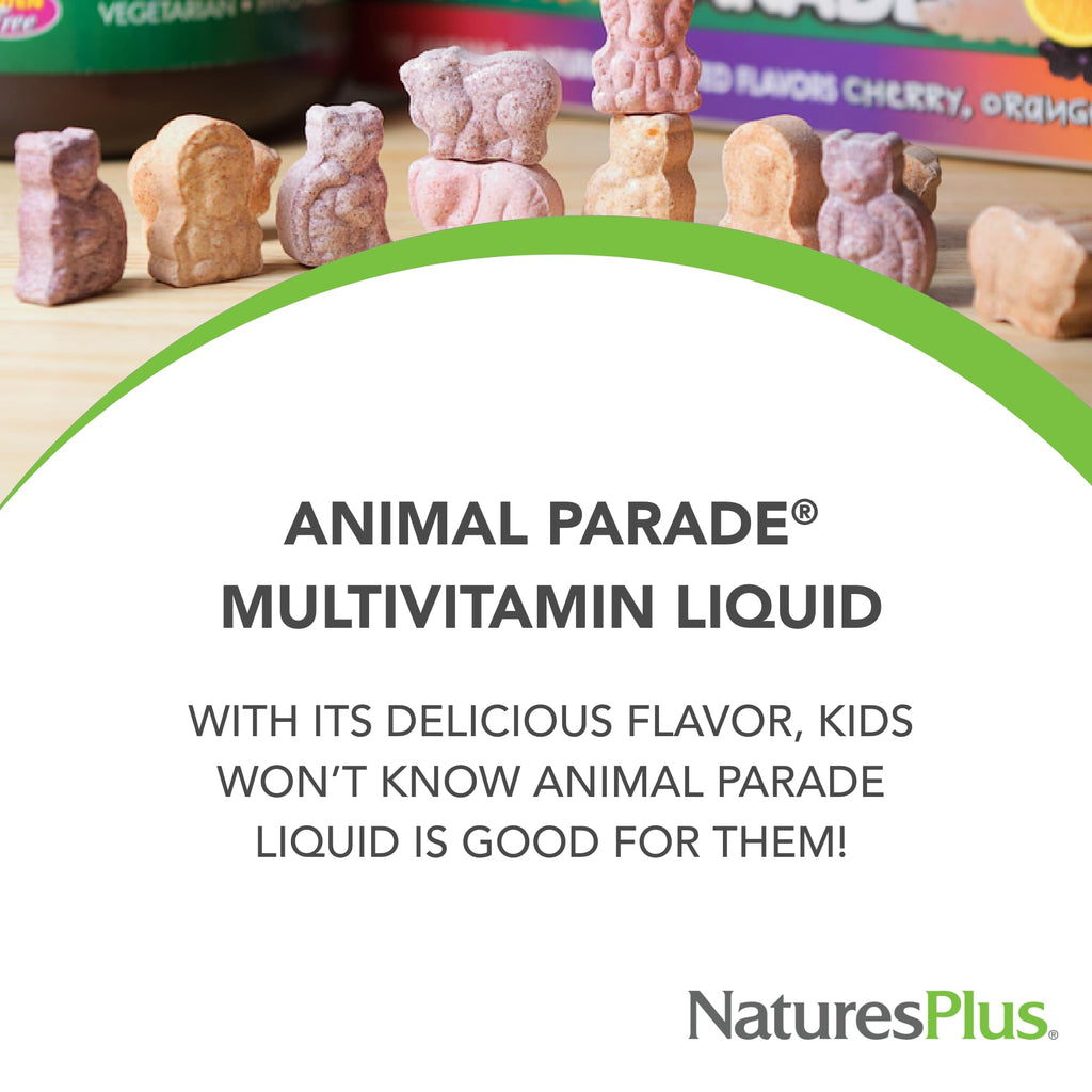NaturesPlus Animal Parade Children's Liquid Multivitamin - 30 fl oz - image 3