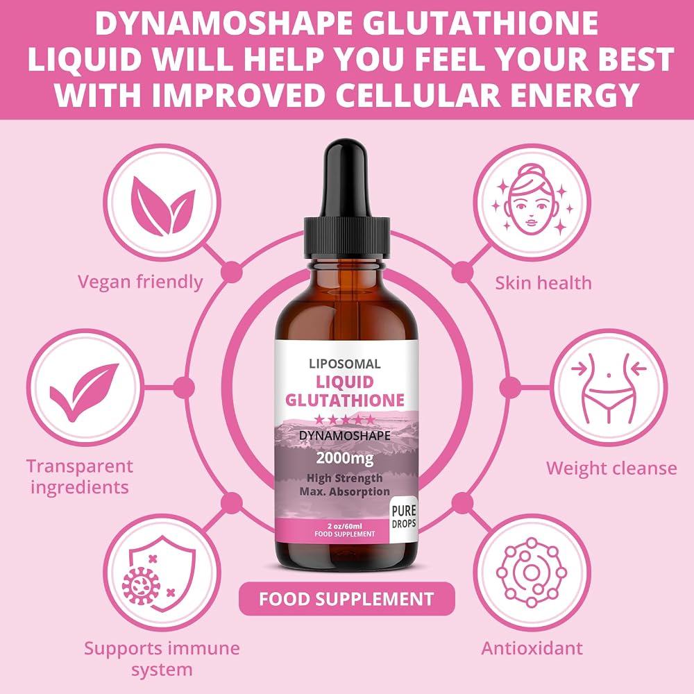 baanaas Liposomal Glutathione 2000mg Antioxidant Liquid - 2 Fl Oz - image 3