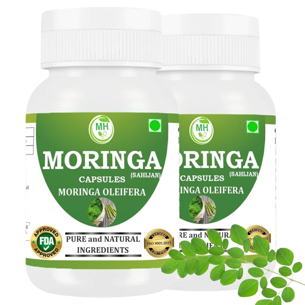 Morsan Healthcare Organic Moringa Capsules - 120 Vegan Capsules