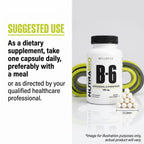 NutraBio Vitamin B6 P5P 100mg - 60 Vegetarian Capsules - image 7