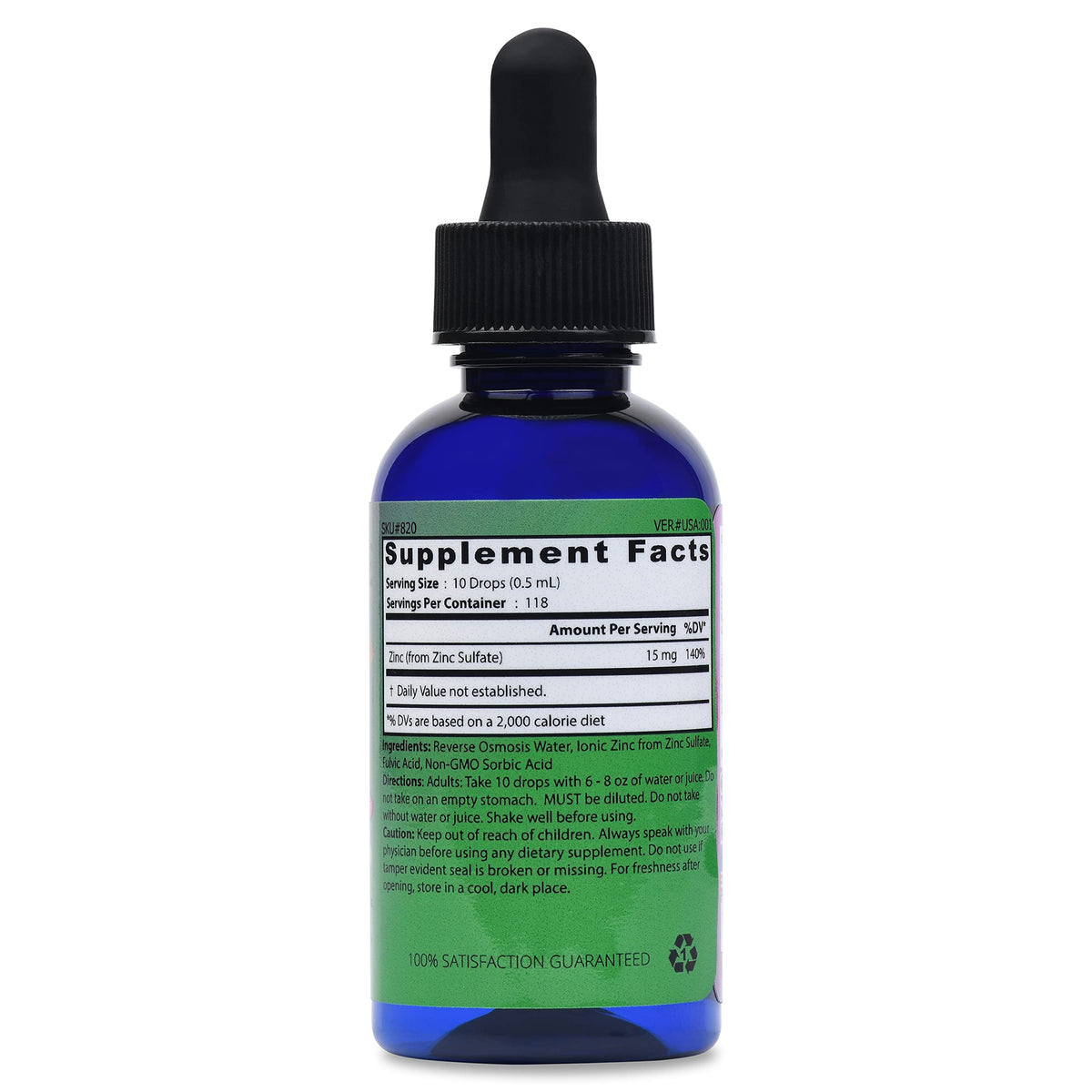 Good State Cold Plasma-Activated Liquid Ionic Zinc - 2 fl oz - image 2