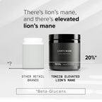 Toniiq Lion's Mane Supplement 1800mg 20%+ Beta-Glucans - 120 Capsules - image 4