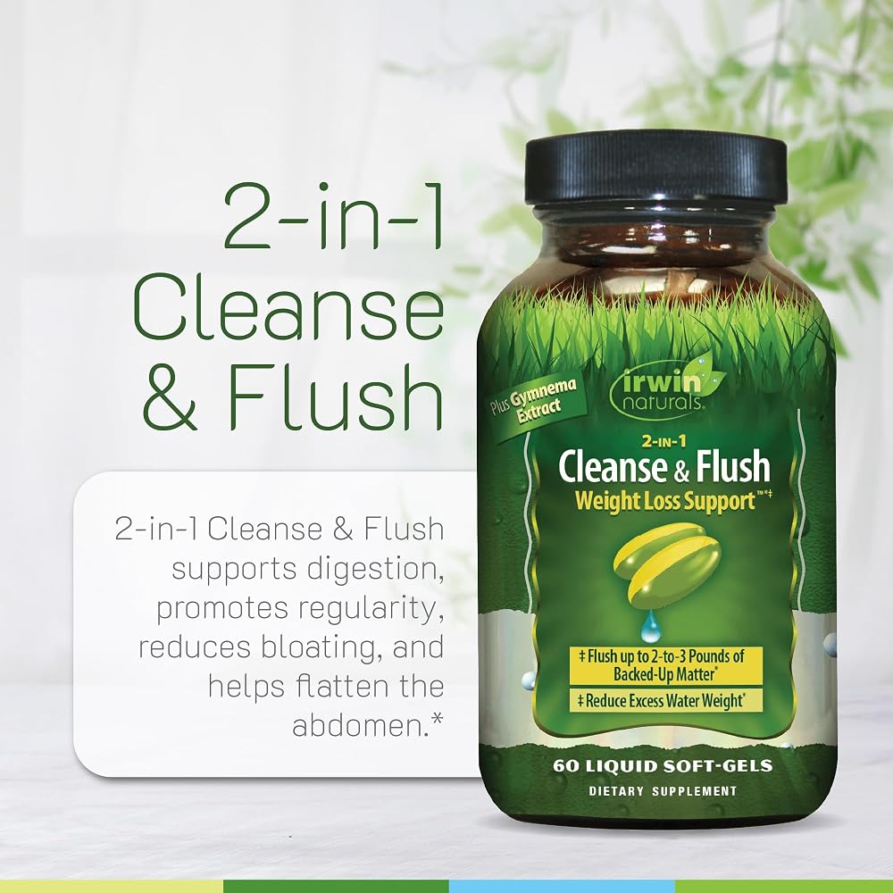 Irwin Naturals 2-in-1 Cleanse & Flush - 120 Softgels - image 5