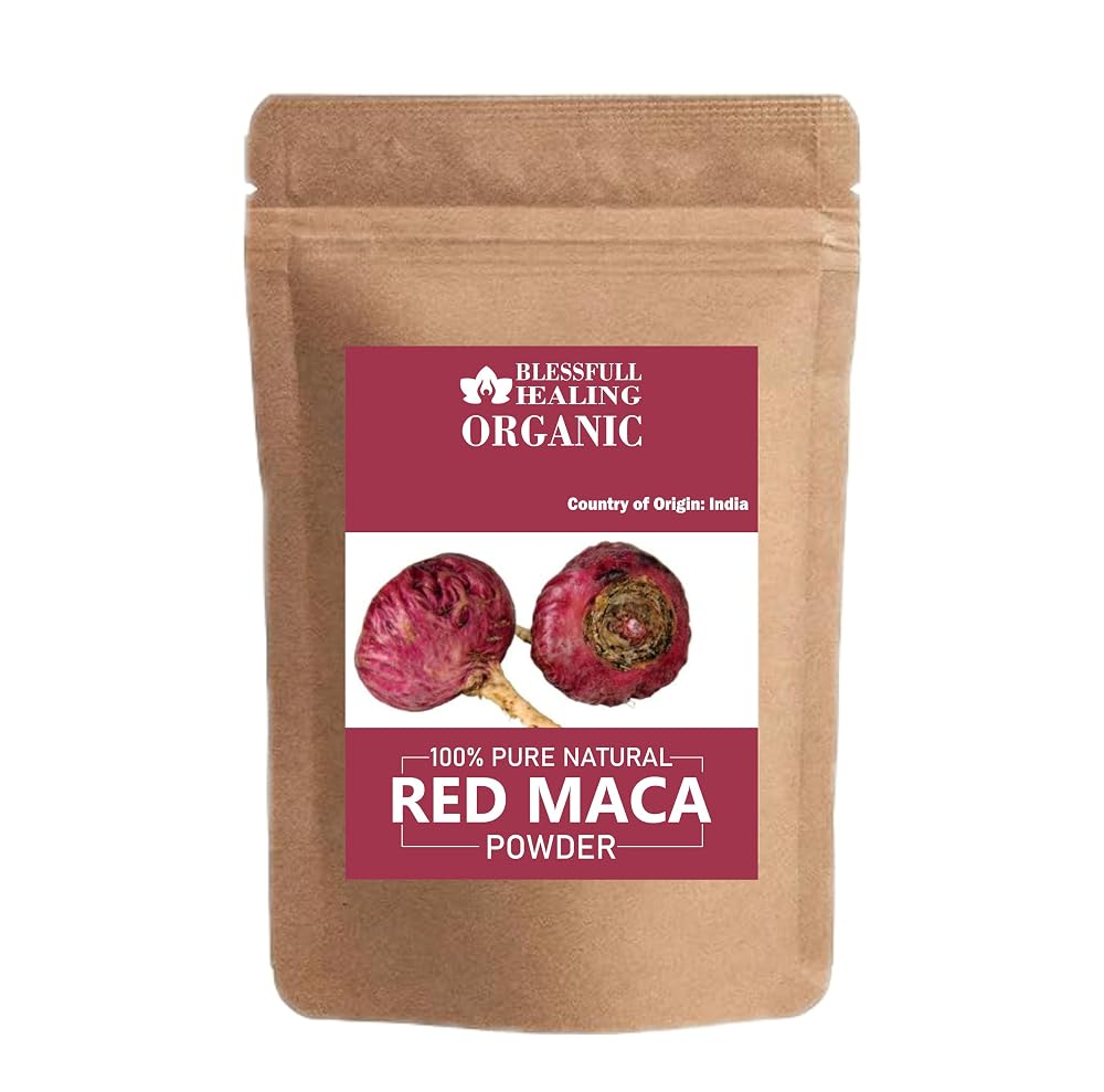 Blessfull Healing Organic Red Maca Powder - 300g