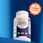 Vitamatic Icelandic Cod Liver Oil 1250 mg - 120 Softgels - image 5
