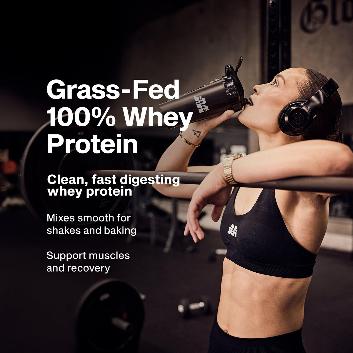 MuscleTech Grass-Fed Whey Protein Powder - 1.8LB