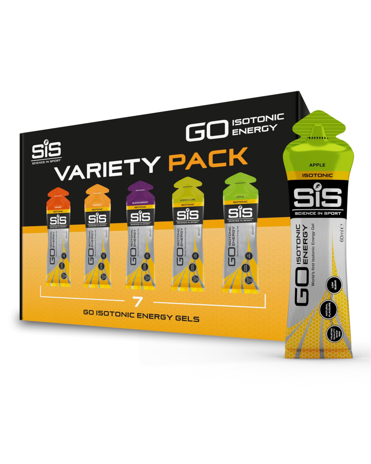 Science in Sport GO Isotonic Energy Gel - Pack of 7