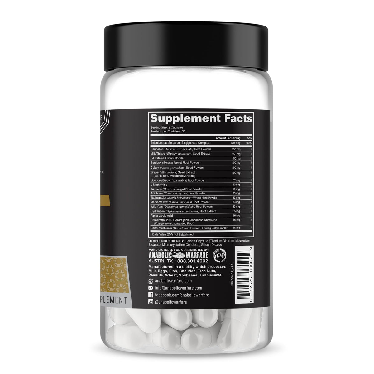 Anabolic Warfare Project Liver Support - 60 Capsules - image 3
