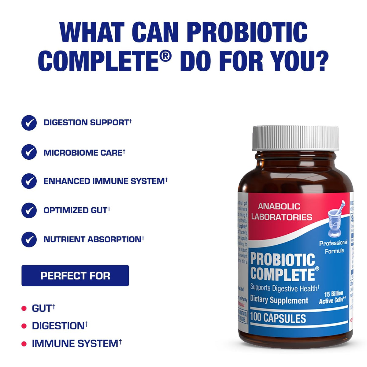 Anabolic Laboratories Advanced Digestive Probiotics - 100 Capsules - image 3