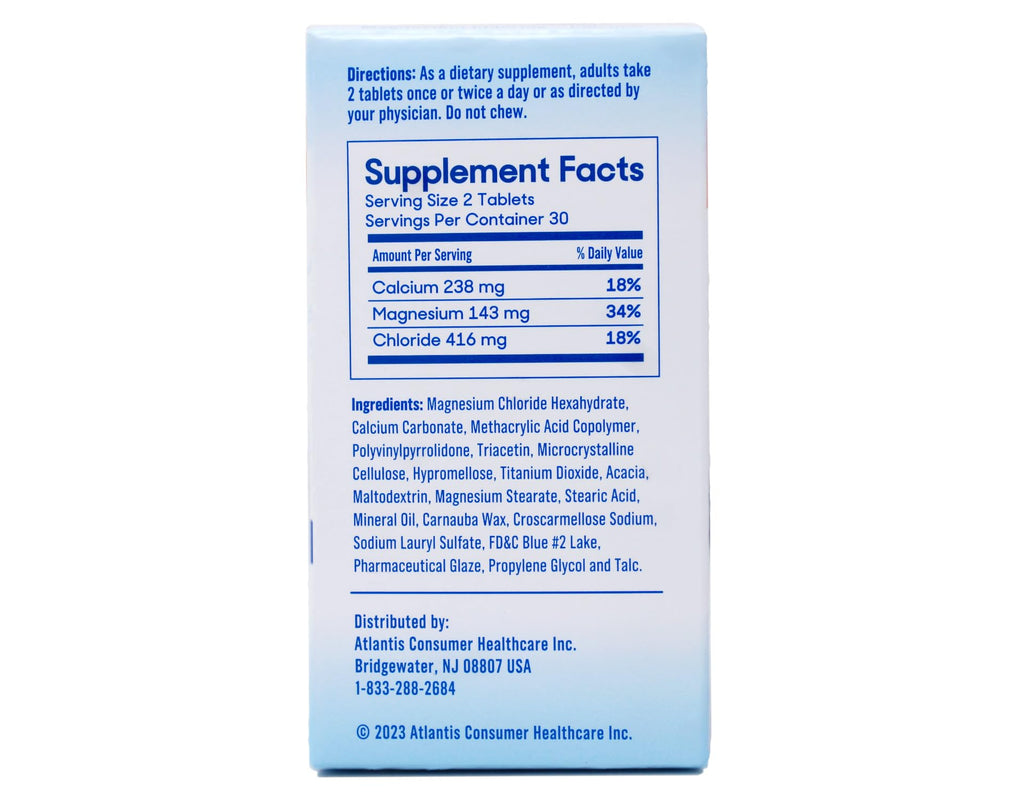 Slow-Mag Magnesium Chloride with Calcium Tablets - 120 Count - image 3