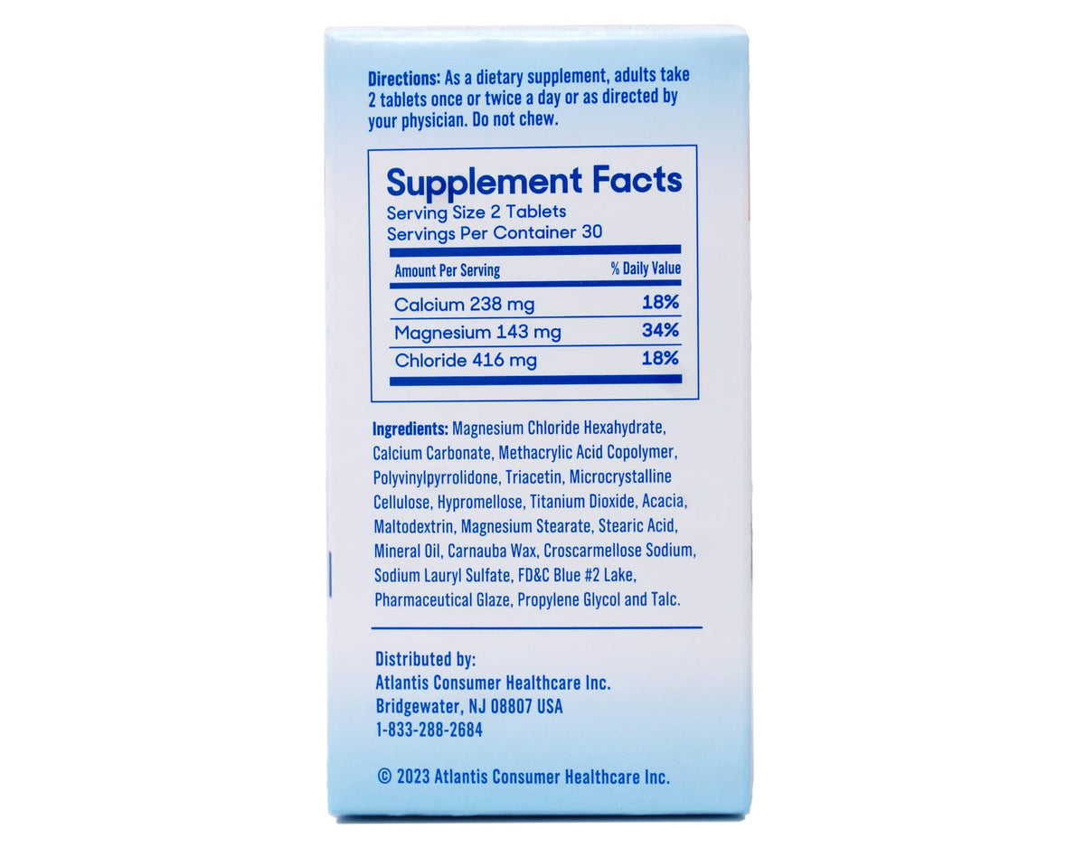 Slow-Mag Magnesium Chloride with Calcium Tablets - 120 Count - image 3