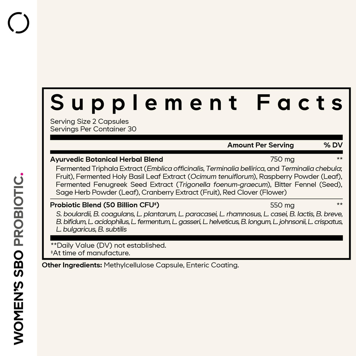 Codeage Women's Probiotics 50 Billion CFUs - 60 Capsules - image 2