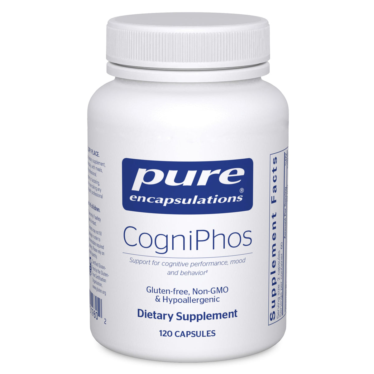 Pure Encapsulations CogniPhos Brain Support - 120 Capsules