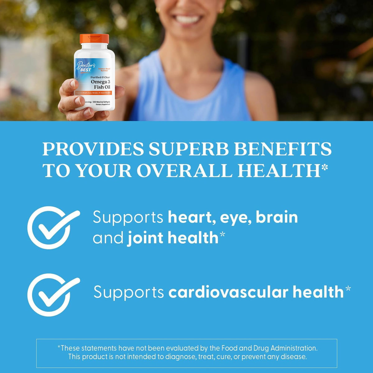 Doctor's BEST Omega-3 Fish Oil Supplement - 120 Softgels - image 5