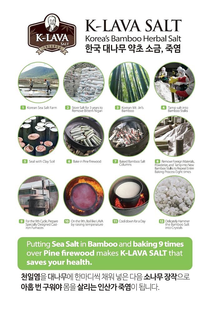 K-LAVA SALT Purple 9X Bamboo Salt Crystal - 8.47 oz - image 5